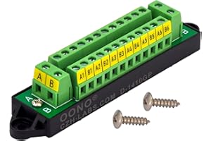 16Amp AC/DC 48V 2x12 Position Terminal Block Distribution Module. OONO D-1410GP