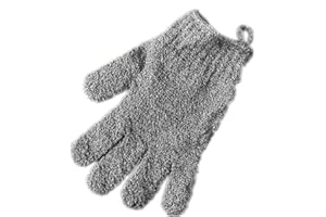 1pc Grey Exfoliating Gloves, Bath Gloves for Shower, Double Sided Exfoliating Gloves, for Spa, Massage and Body Scrubs Conven