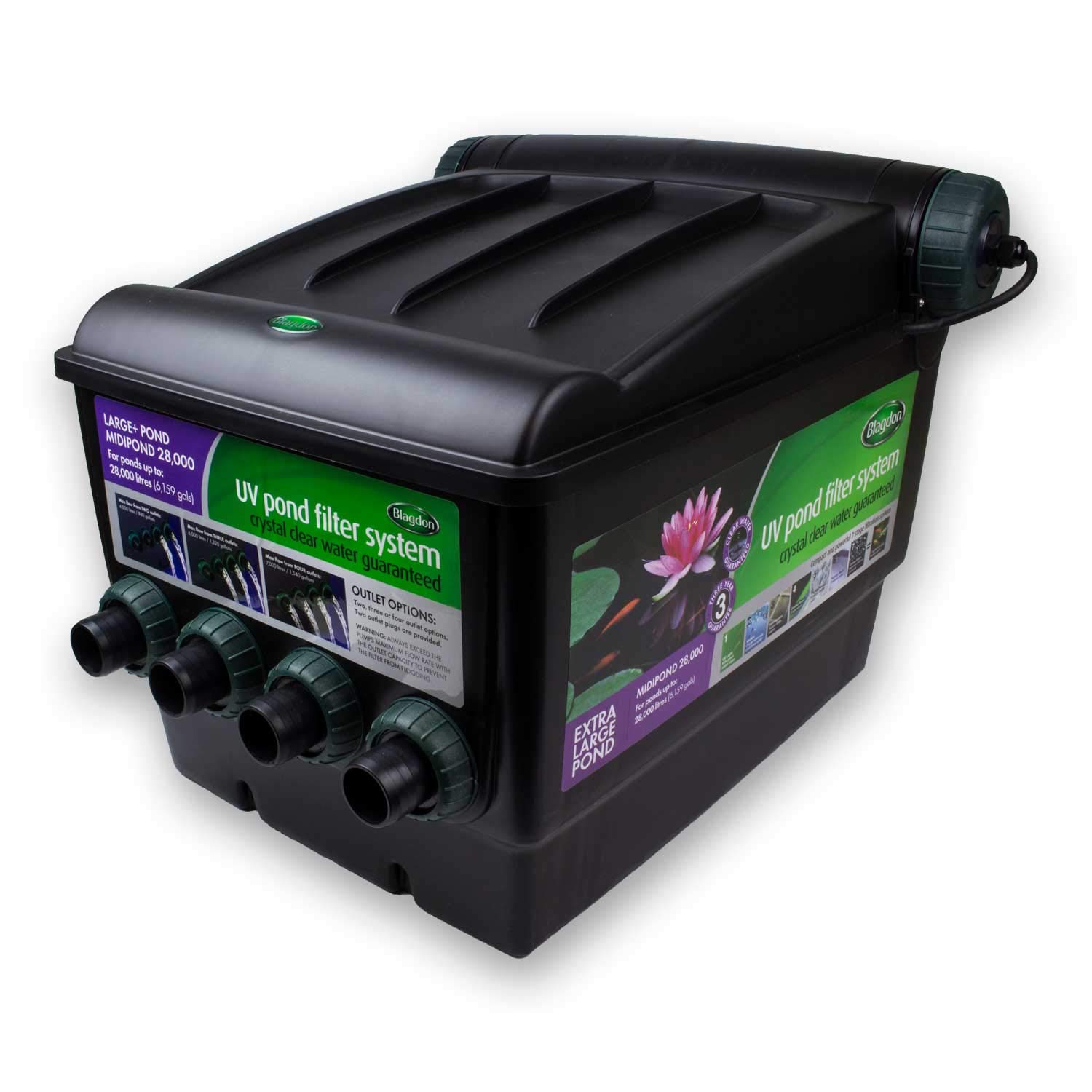Blagdon Midipond UV Pond Filter System 28,000 for Extra Large Ponds