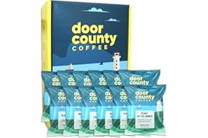 Gourmet Coffee Variety Gift, Door County Coffee, 12-Pack Bag Gift Set