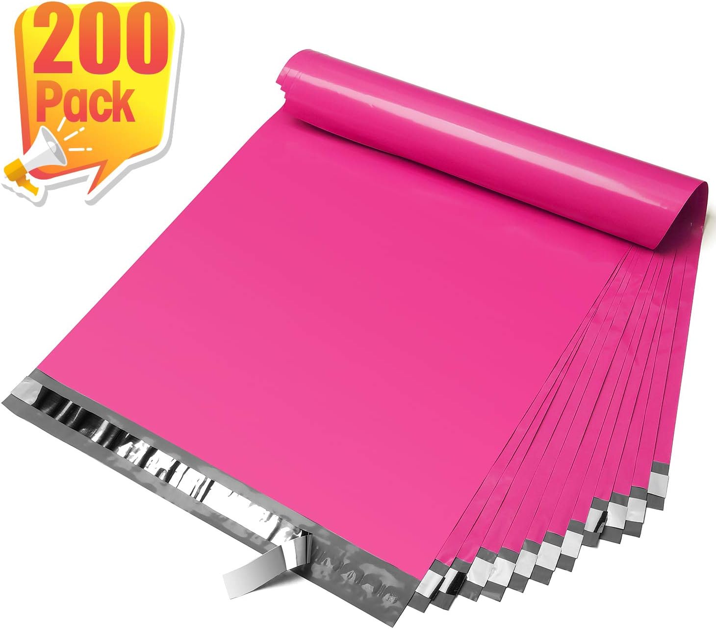 Fuxury 14.5x19 100pc Teal Poly Mailers Shipping Envelops Self Sealing Envelopes Boutique Custom Bags Enhanced Durability Multipurpose Envelopes Keep Items Safe Protected : Office Products