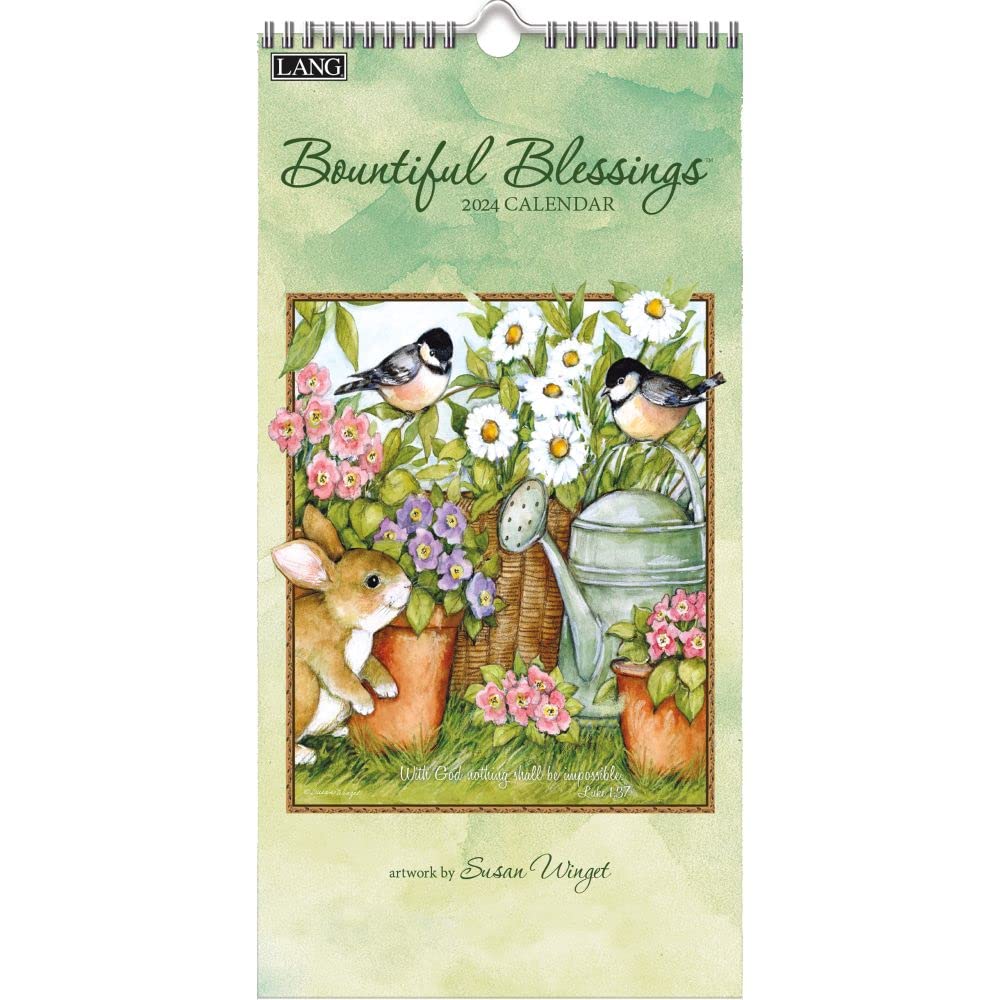 LANG Bountiful Blessings™ 2024 Vertical Wall Calendar (24991079114)
