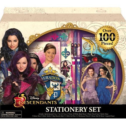 Fun, Inexpensive Disney Descendants Super Stationery Set - 14.7 x 11.3 x 2.0