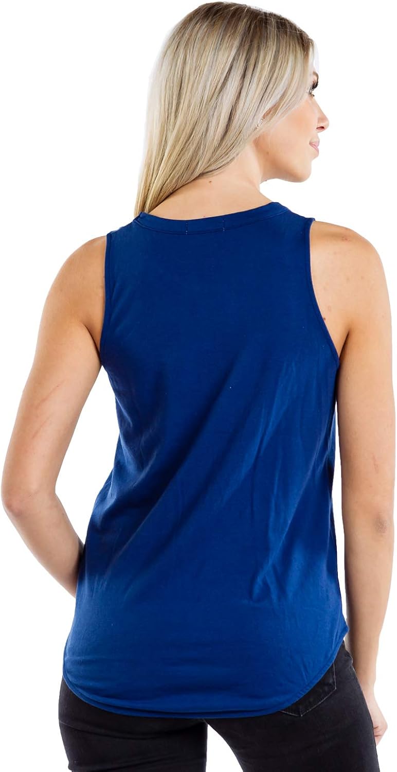 Tipsy Elves Women's Fun and Bright Patriotic Summer Tank Tops: Clothing