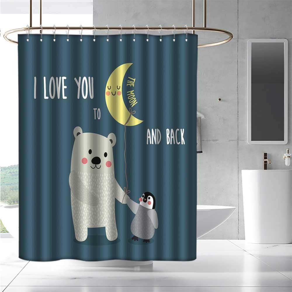 Amazon Com Wixuewu I Love You Shower Curtains For Bathroom Bamboo