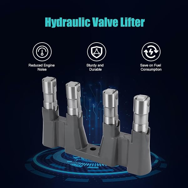 AULINK 16PCS 12499225 LS1 LS2 LS3 LS6 LS7 LS9 LSX HYDRAULIC VALVE LIFTER FOR 1999-2013 CHEVY CAMARO SILVERADO CORVETTE,FOR CADILLAC ESCALADE,FOR GMC PONTIAC 4.8L 5.3L 5.7L 6.0L 6.2L