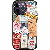 CASETiFY Impact iPhone 14 Pro Max Case [4X Military Grade Drop Tested / 8.2ft Drop Protection/Compatible with Magsafe] - AirTags - Glossy Black