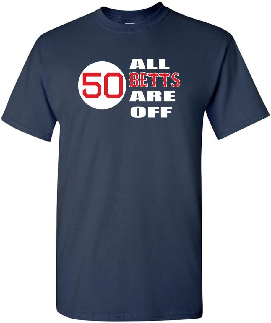 The Silo Navy Mookie Betts Boston All Betts are Off T-Shirt