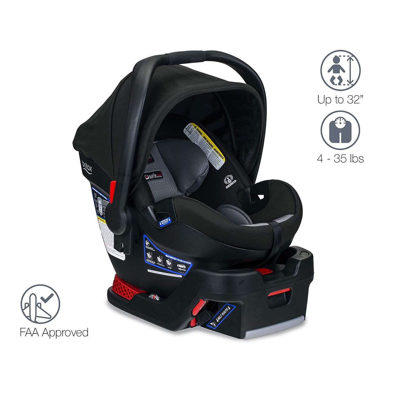britax b free car seat