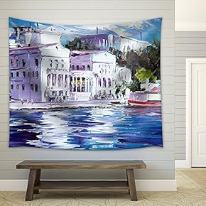 Texture, Background. Painting on Canvas Painted with Oil Paints - Fabric Wall Tapestry Home Decor - 51x60 inches