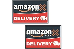 QIFEVIRL (2pcs) Flex Driver Car Magnet - Upgraded Stronger Magnetic Car Signs with Flex Delivery Driver Logo Waterproof Reusable Visible Flex Driver Gear Automotive Magnets Sign for Vehicles 05 (Black&Red)