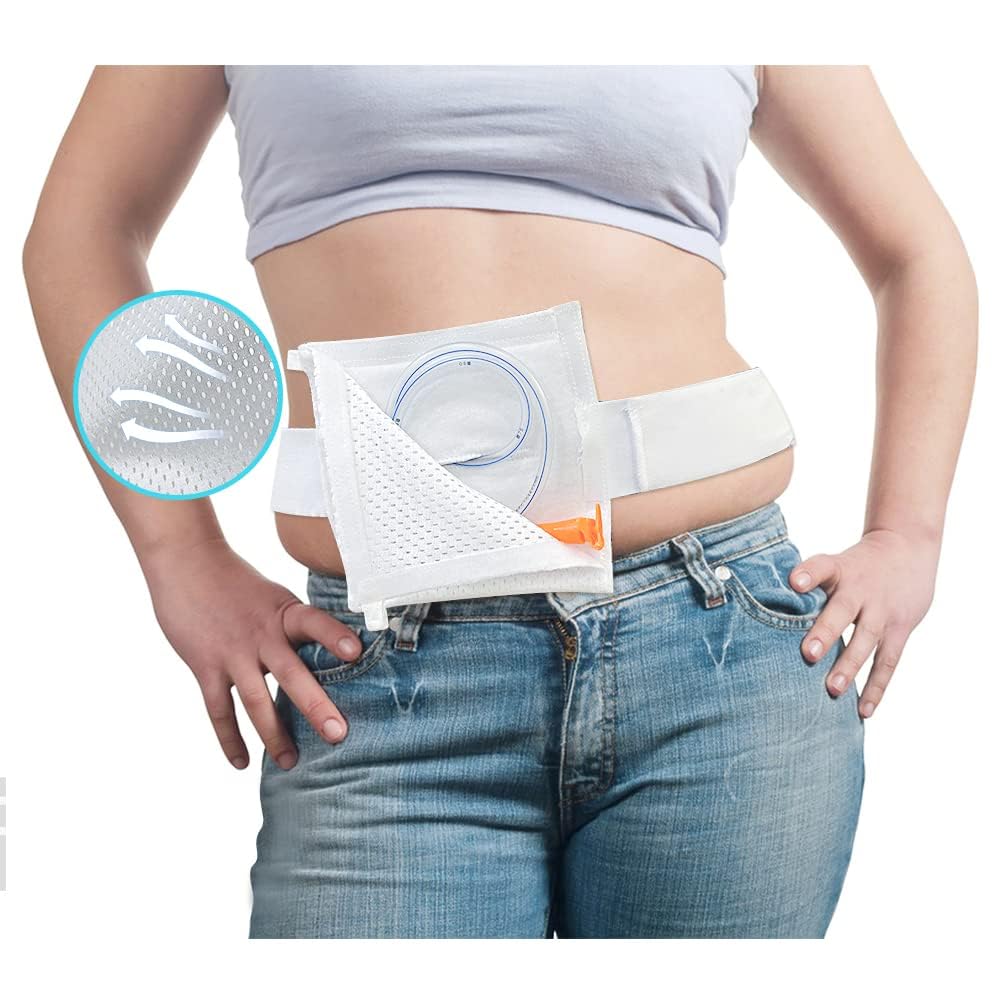 NEPPT Feeding Tube Holder G Tube Belt Peritoneal Dialysis Belts Feeding Tube Supplies Peg Tube Cover Pd Catheter Accessories Gastrostomy Medical Abdominal Pad for Men Women Mesh Breathable