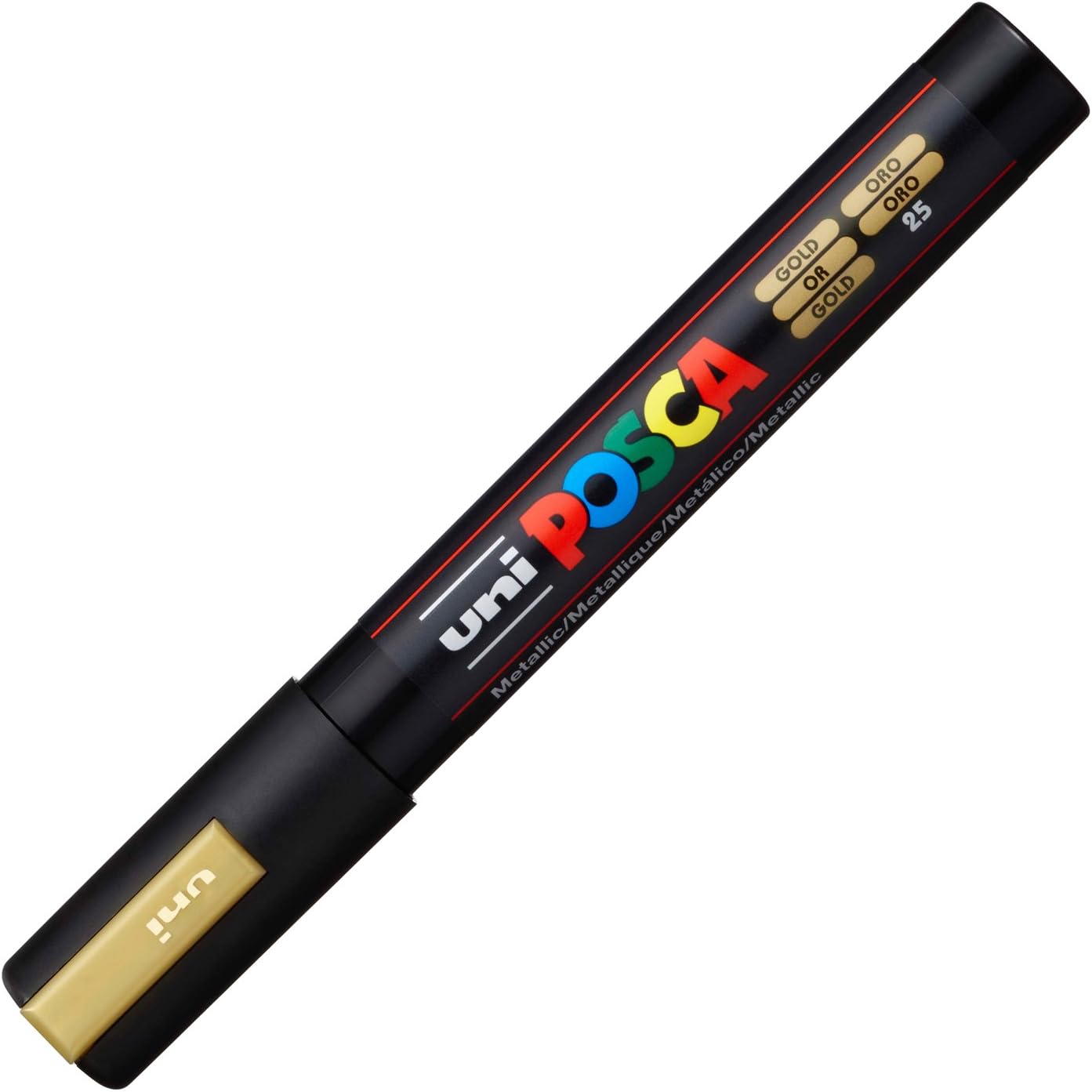uni-ball 176446000 Posca PC-5M Medium Bullet Tip Marker - Gold