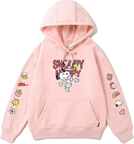 Amazon Co Jp パーカー トレーナー レディース Snoopy スヌーピー 裏起毛 秋冬服 長袖 プルオーバー ゆったり 柔らかい スウェット トップス カジュアル おしゃれ 大きいサイズ 春秋冬 ホーム キッチン