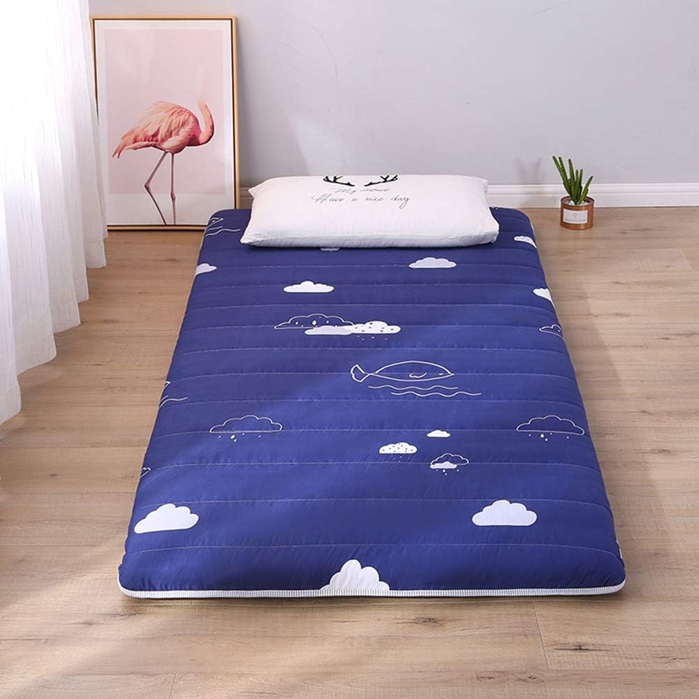 WYJHNL Mattress Pad Thicken Folding Tatami Mattress for Home, Floor, Student Dormitory, Bed,A,90x200cm(35x79inch)