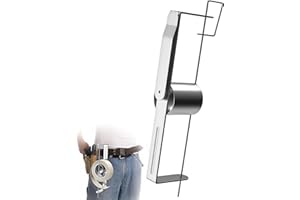 WOIRON Drywall Tape Holder, Iron Drywall Tape Reel, Heavy Duty Powder Coated Steel Prevents Rusting, Holds up to 500 feet of Tape, Fast Loading Retaining Pin Drywall Reel Lift for Wall Corner