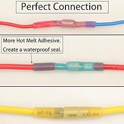 Feggizuli 110pcs Heat Shrink Bullet Wire Connectors