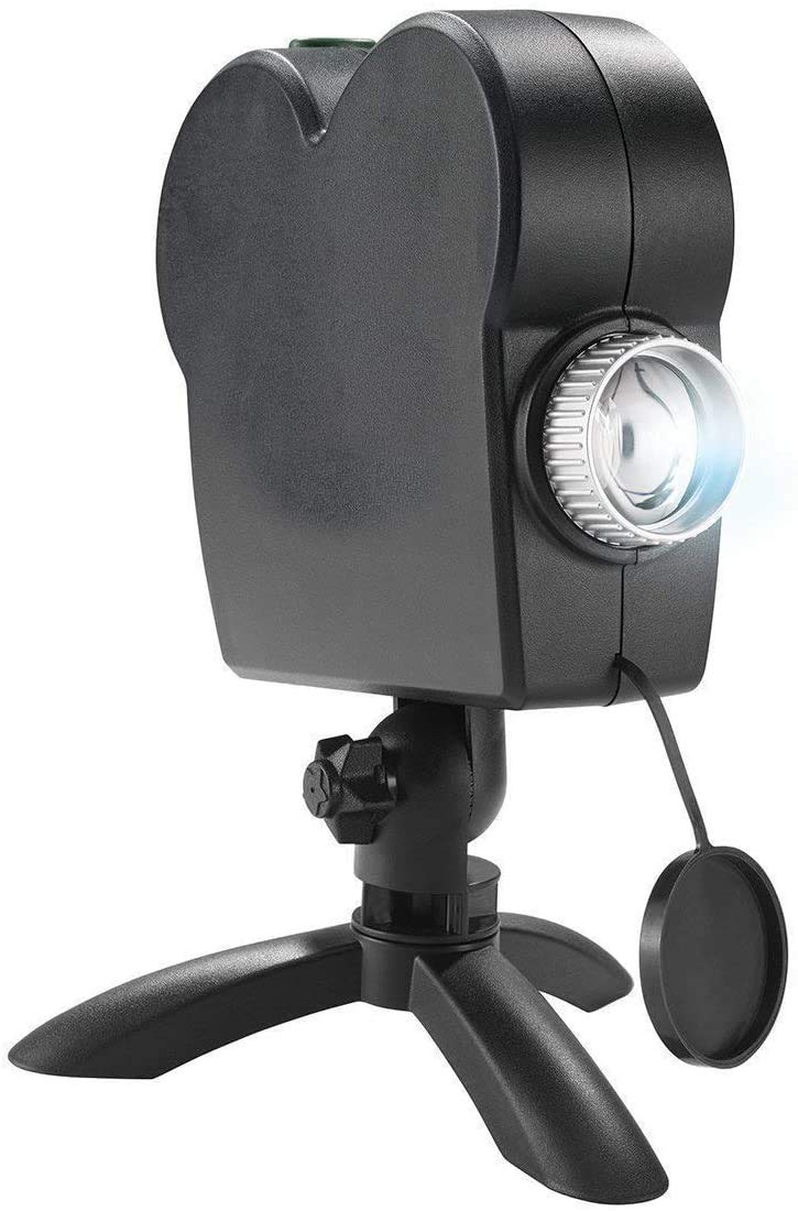 VRBFF Christmas Halloween Win dow Projector Light,12 Movies Festival LED Projection Decoration Spotlight for Home Outdoor Party Turns Your Curtain into Movie Screens