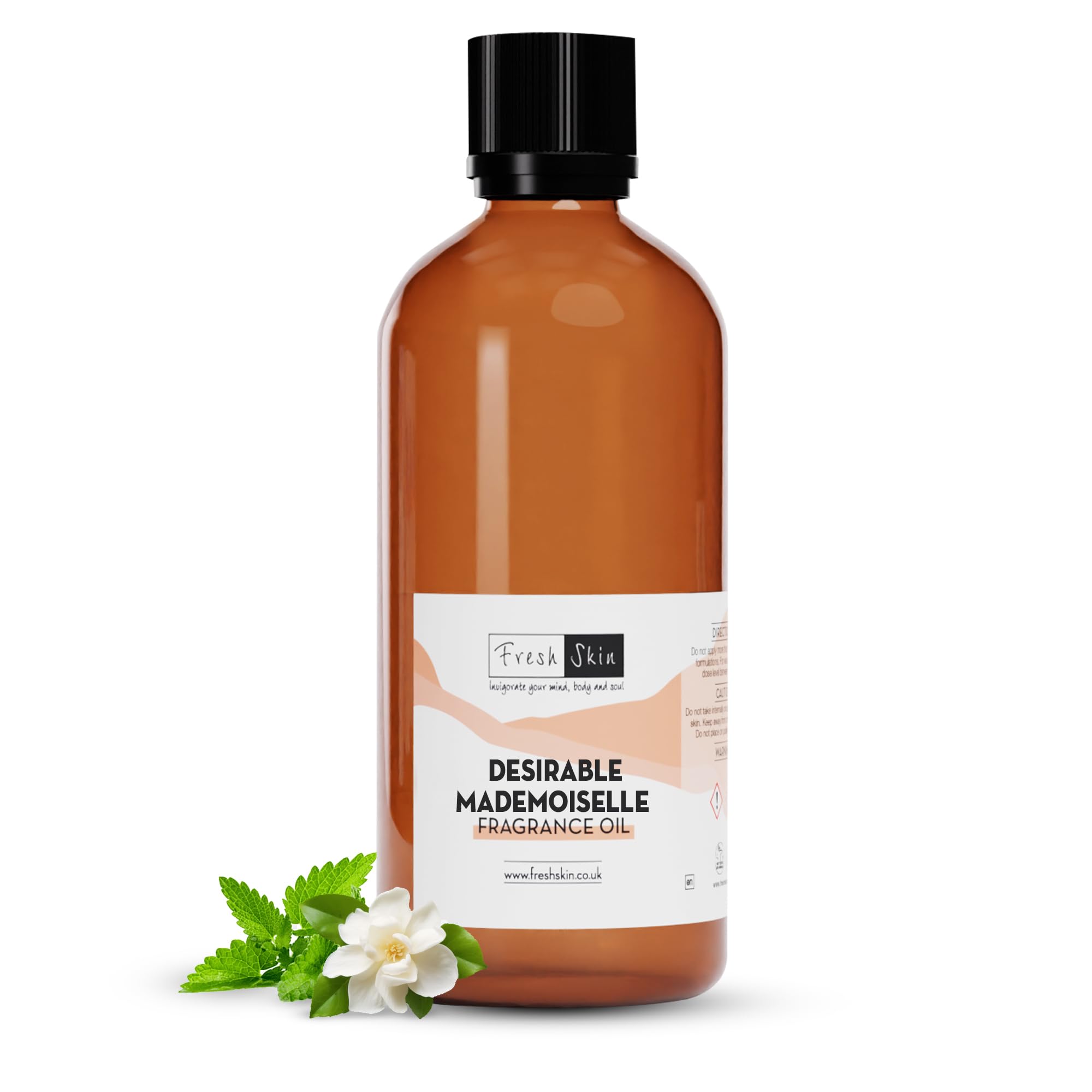 freshskin beauty ltd | 100ml Desirable Mademoiselle Fragrance Oil - Candles, Bath Bombs, Soap Making, Reed Diffusers & Wax Melts - Cosmetic Grade - Vegan Friendly