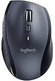 Logitech Marathon M705 Wireless Laptop Computer Mouse - Black