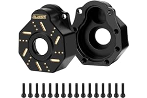 GLOBACT Brass Heavy Weight Front Rear Outer Portal Housing 92g Counterweight for 1/10 TRX4 TRX6 RC Crawler Car Upgrades Parts (2PCS)