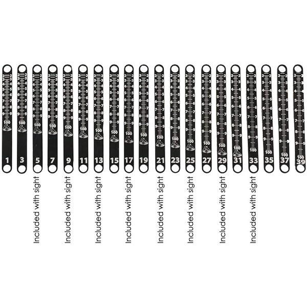 Amazon Com Axcel Acxp Mst27 28 Achieve Xp Metal Archery Sight Tape 27 28 Scale Sports Outdoors