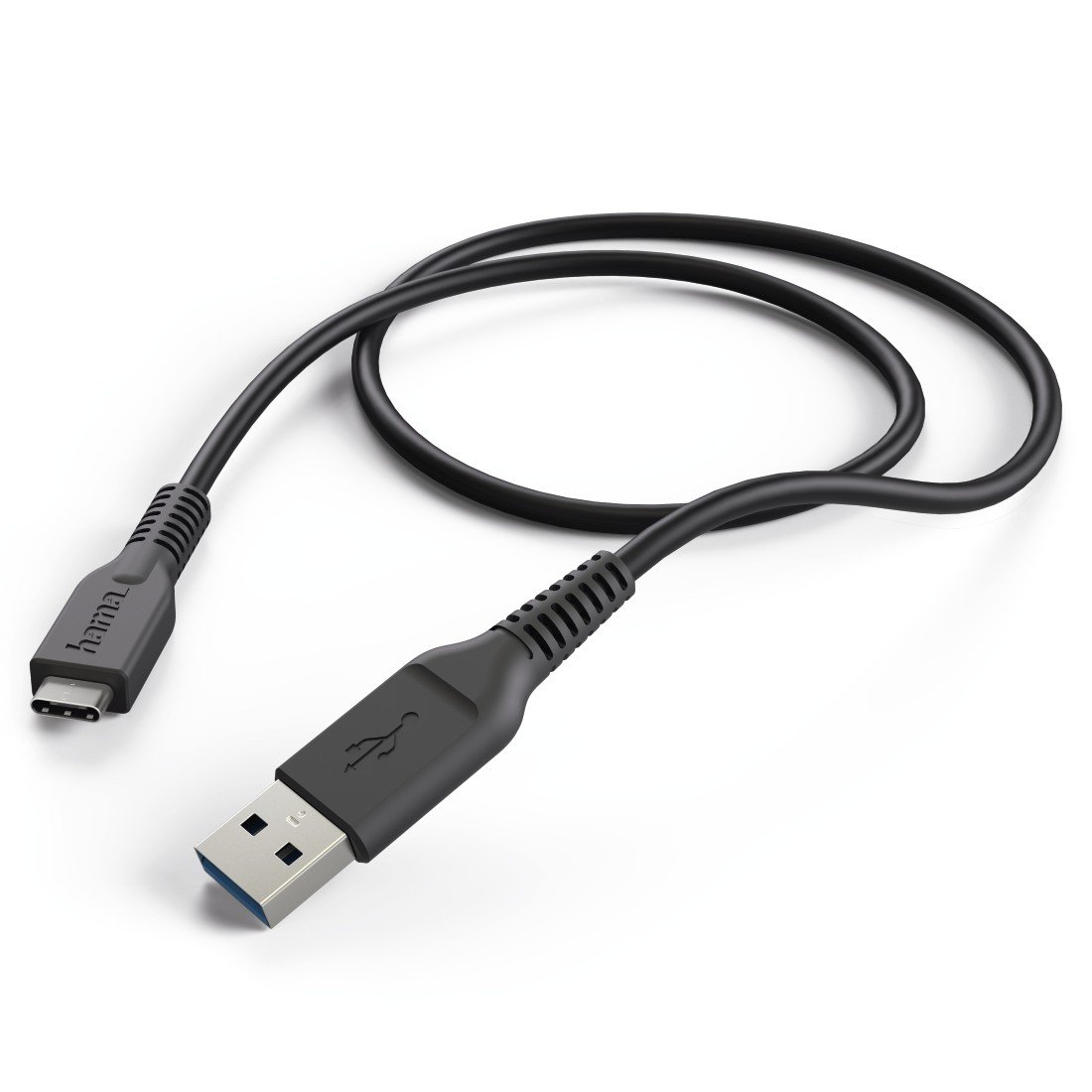 Hama 1 m, USB-C USB C/USB3.0-A 1 m USB A – USB (Cables Black USB-C USB 3.0-A (Gen 1), USB, 1 M, 3.0 USB/C, USB A, male to male, black)