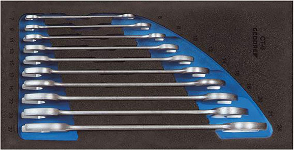 Gedore 1500CT1-6 42738 Check-Tool-Module Double-End Wrench - Silver