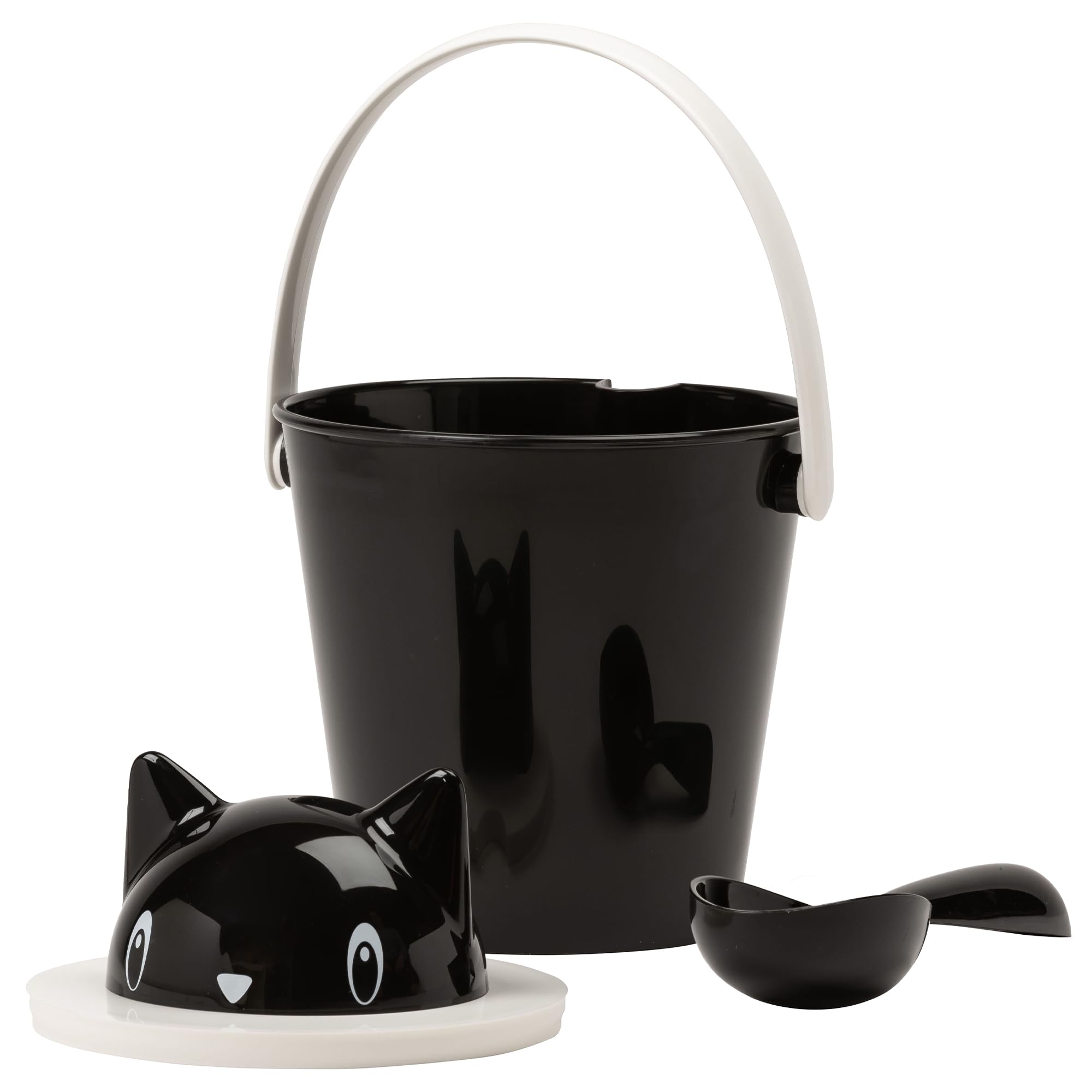 United Pets - cat food container Crick in black