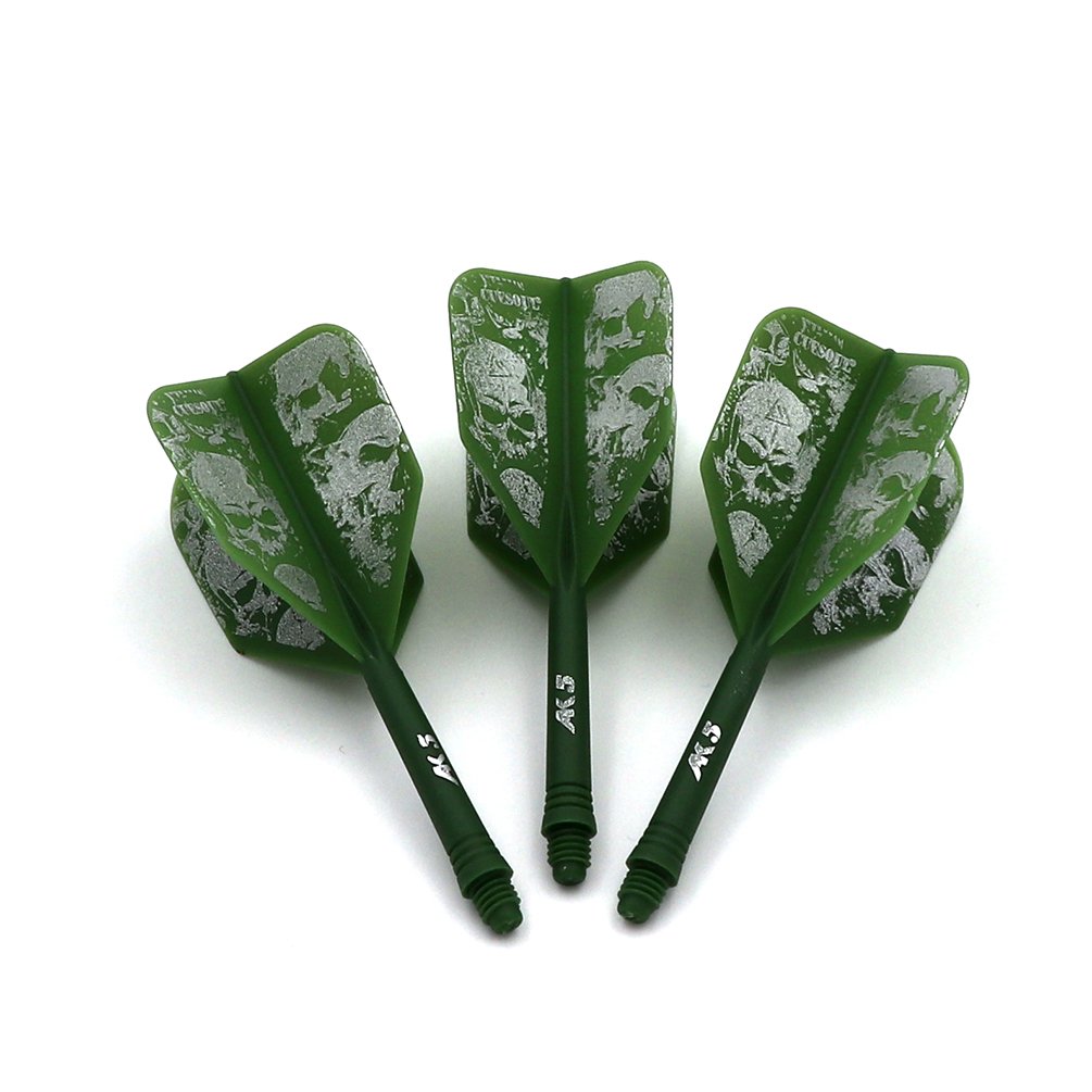 CUESOUL ROST Integrated Dart Shaft and Flights,big wing shape,Set of 3 pcs Skull Pattern(CSAK-5KL10) — image 1