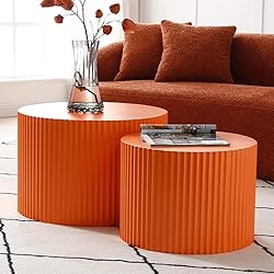 KEVINSPACE Nesting Coffee Table Set of 2, Modern