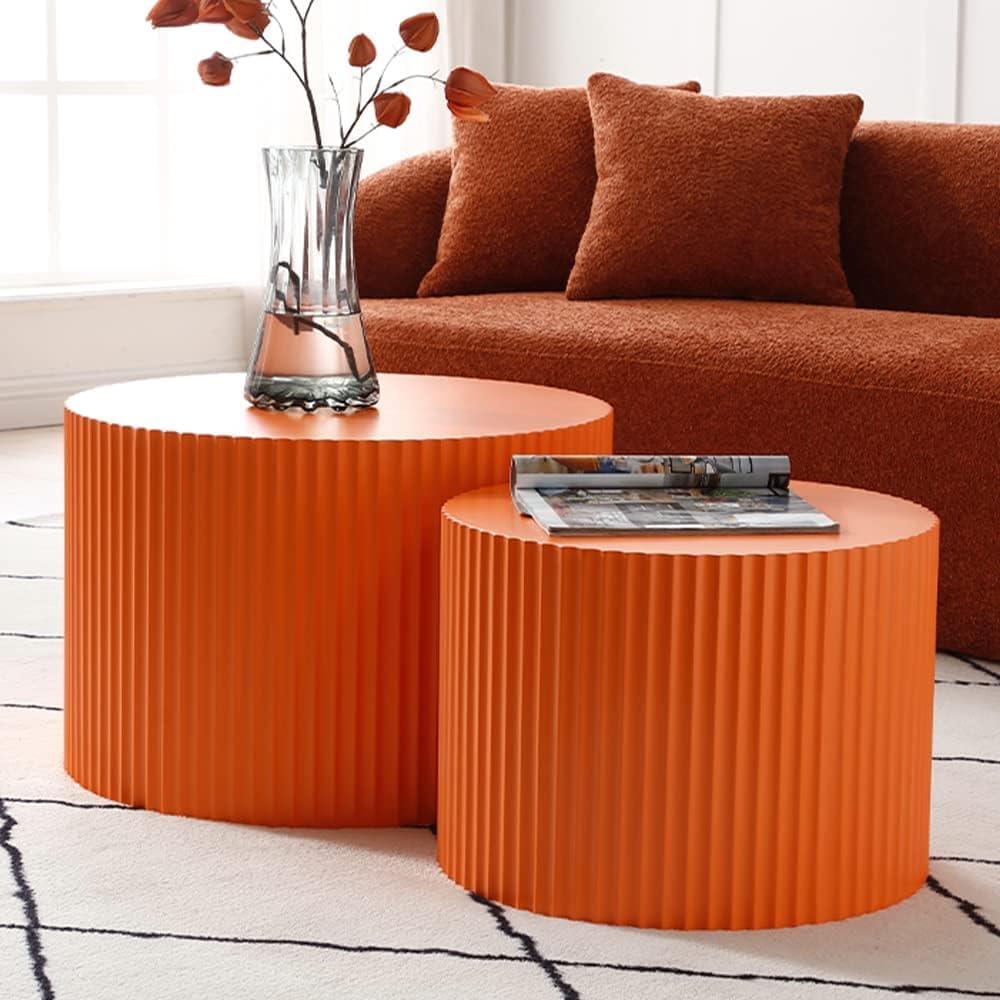 KEVINSPACE Nesting Coffee Table Set of 2, Modern