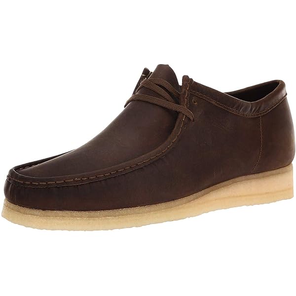 Amazon.com | Clarks Men's Wallabee Shoe, Beeswax, 75 M US | Chukka