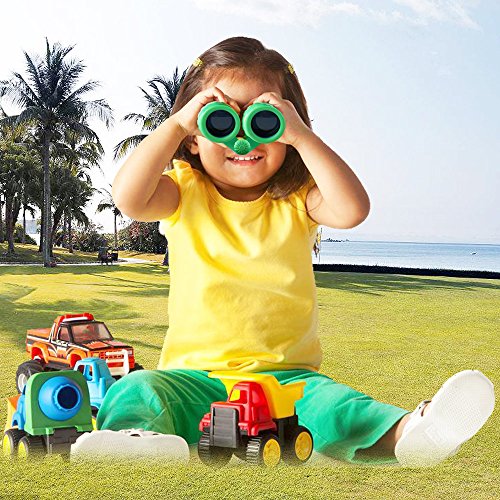 image for Binoculars for Kids 8x21 Set by LAPUTA Shock Proof - Bird Watching - E