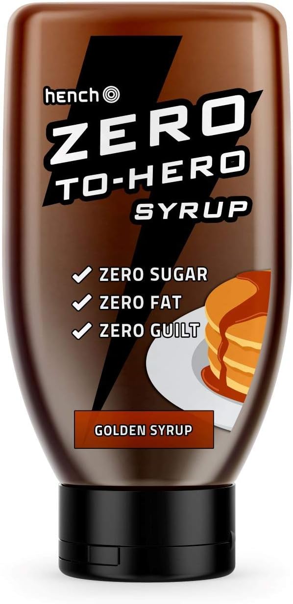 Hench Zero-to-Hero Syrup - Calorie Free, Sugar Free, Fat Free (Golden Syrup)