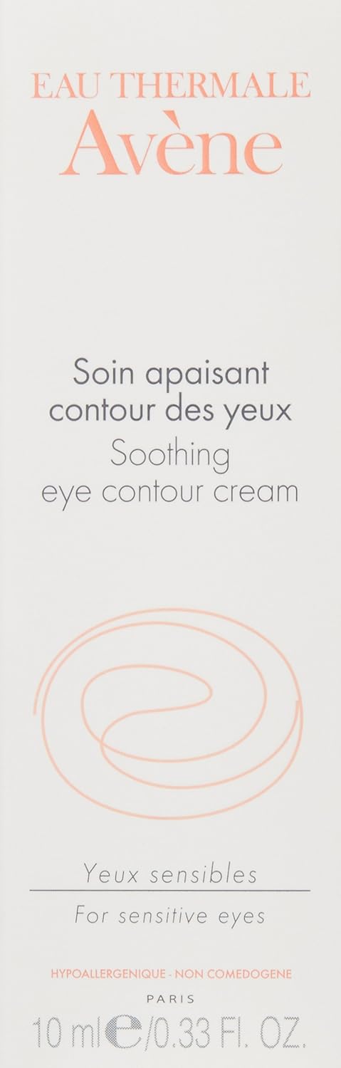 Eau Thermale Avene Soothing Eye Contour Cream, Fragrance Free, Eczema Prone, Sensitive Skin 0.33 Oz: Premium Beauty