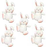 AOBKIAT 30" Extra Large Bunny Balloons for Party Decorations,5PCS | Cute Foil Balloons for Rabbit Jungle Farm Theme Birthday Baby Shower,Graduation,Nursery Room &amp;Class Decor