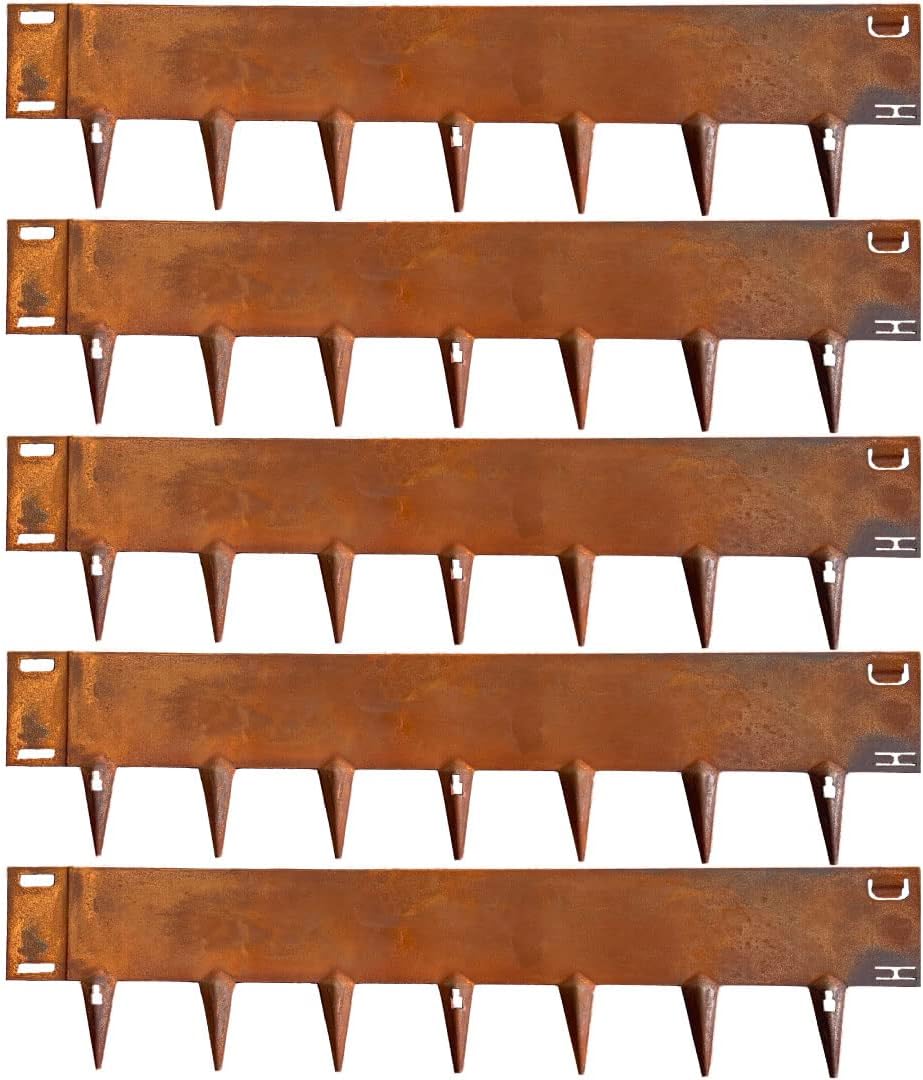 CORE EDGE Flexible Steel Lawn Edging 150mm Face Corten Garden Border