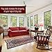 Non Slip Area Rug Pad - Fully Washable, Thick Door Mat Rug Gripper for Firm Hold on Oriental, Traditional or Contemporary Rugs & Door Mats for Any Hard Surface Floors - Wood, Tile or Cement (2' x 3')