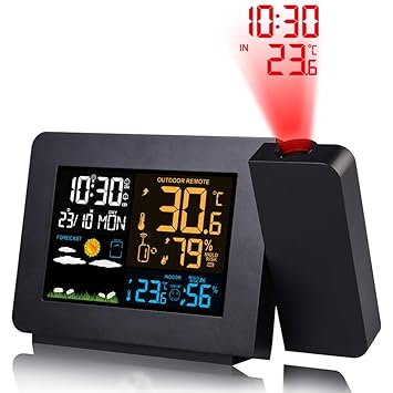 Amazon Com Projection Alarm Clock Clock Radio Digital Projector