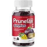 Prunelax Ciruelax Gummies Laxative for Occasional Constipation, Senna Leaf Extract, Natural Forest Fruits Flavor, Gluten Free and Vegan, 90 Count