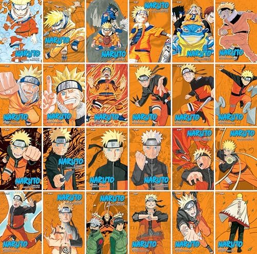 Amazon.com: Naruto Box Set 3: Volumes 49-72 with Premium