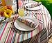 DII Summer Stripe Outdoor Collection Tabletop, Tablecloth, 60x84
