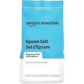 Amazon Essentials Epsom Salt Soak, Magnesium Sulfate USP, 3 Pound, 1-Pack (Previously Amazon Basics)