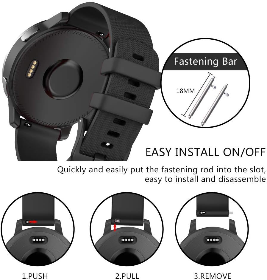 ISABAKE Strap for Garmin Venu 2S/ Vivoactive 4S/ Vivomove 3S - Image 5