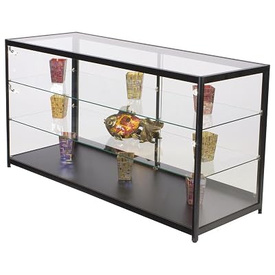 72 Inch Glass Display Case with LED Side Lights - Lockable in Nepal at ...