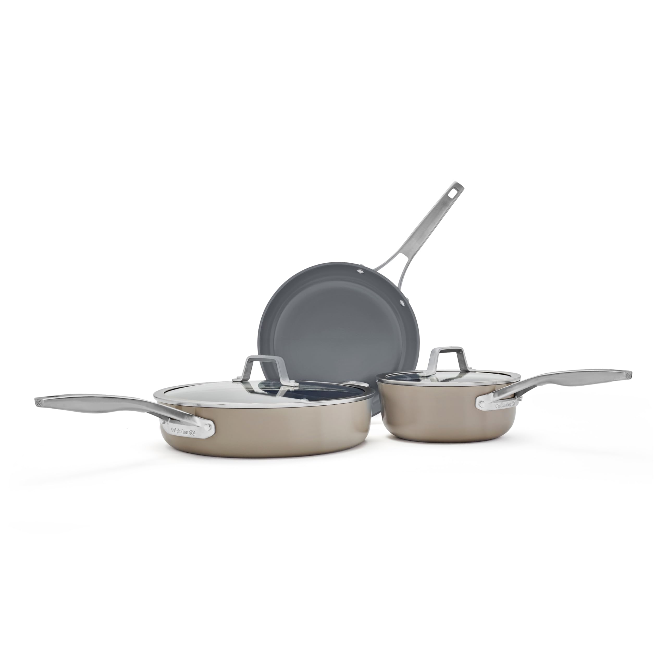 Photo 1 of Calphalon® Premier Ceramic Nonstick 5-Piece Cookware Set, 
