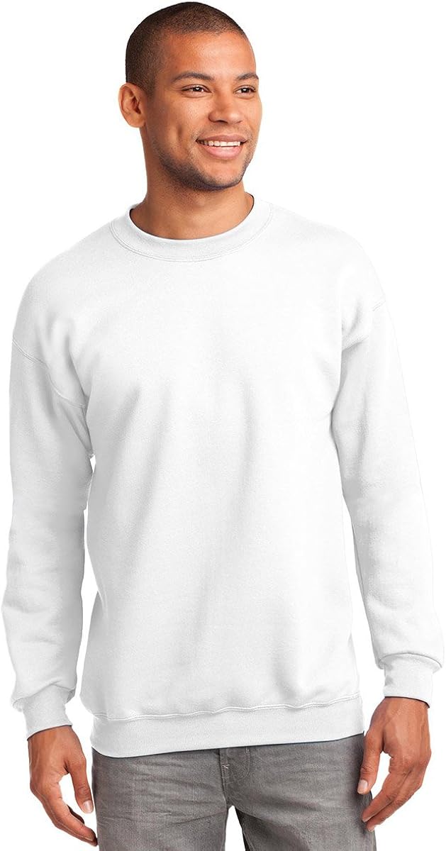 Port & Company Tall Ultimate Crewneck Sweatshirt. PC90T XX-Large Tall Athletic Heather: Clothing