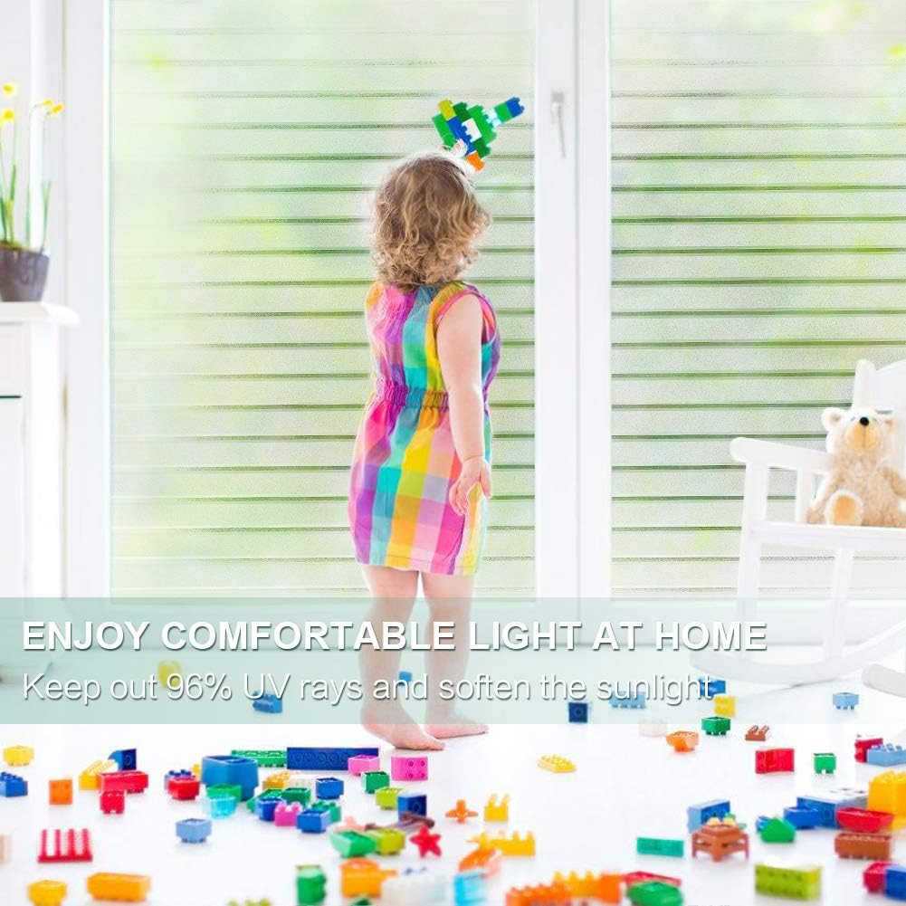 rabbitgoo Window Film Privacy Film for Glass Windows Static Cling 90 x 200 cm - Image 4