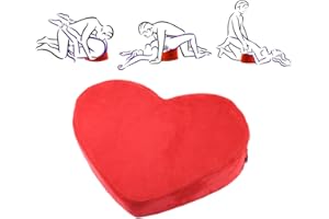 Sex Pillow - Sex Pillowcase Wedge Pillow Sex Furniture for Bedroom,Soft Leg Splitting Tool for Women's Hip Lift Sex Couch(red